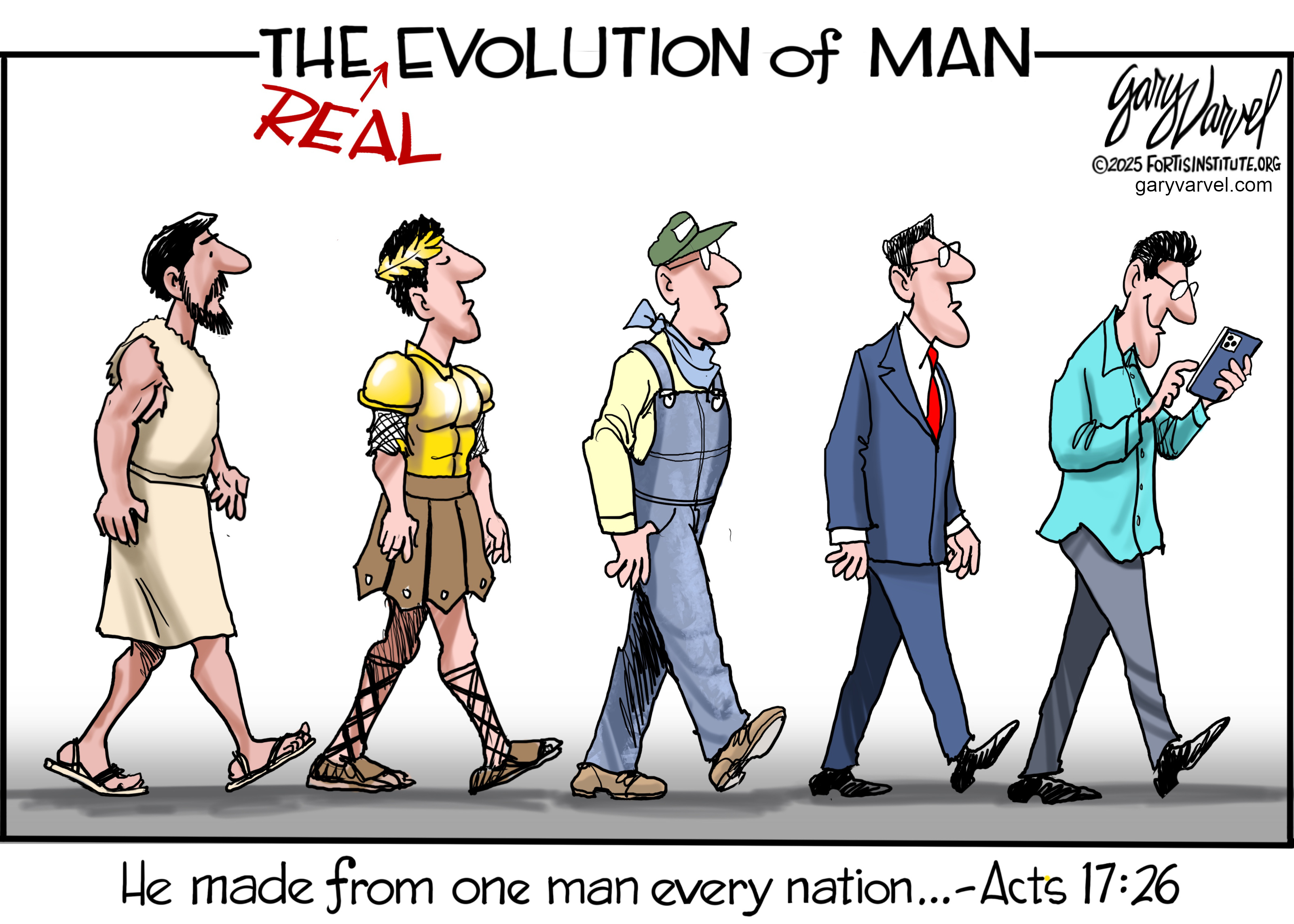 The REAL evolution of man