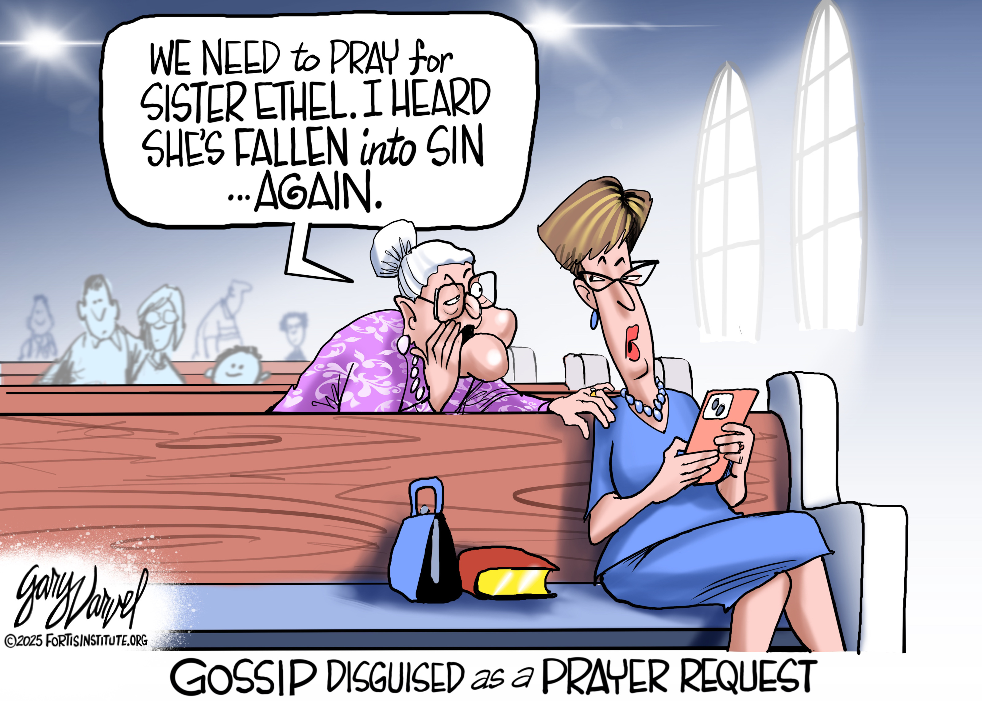 Gossip disguised as a prayer request