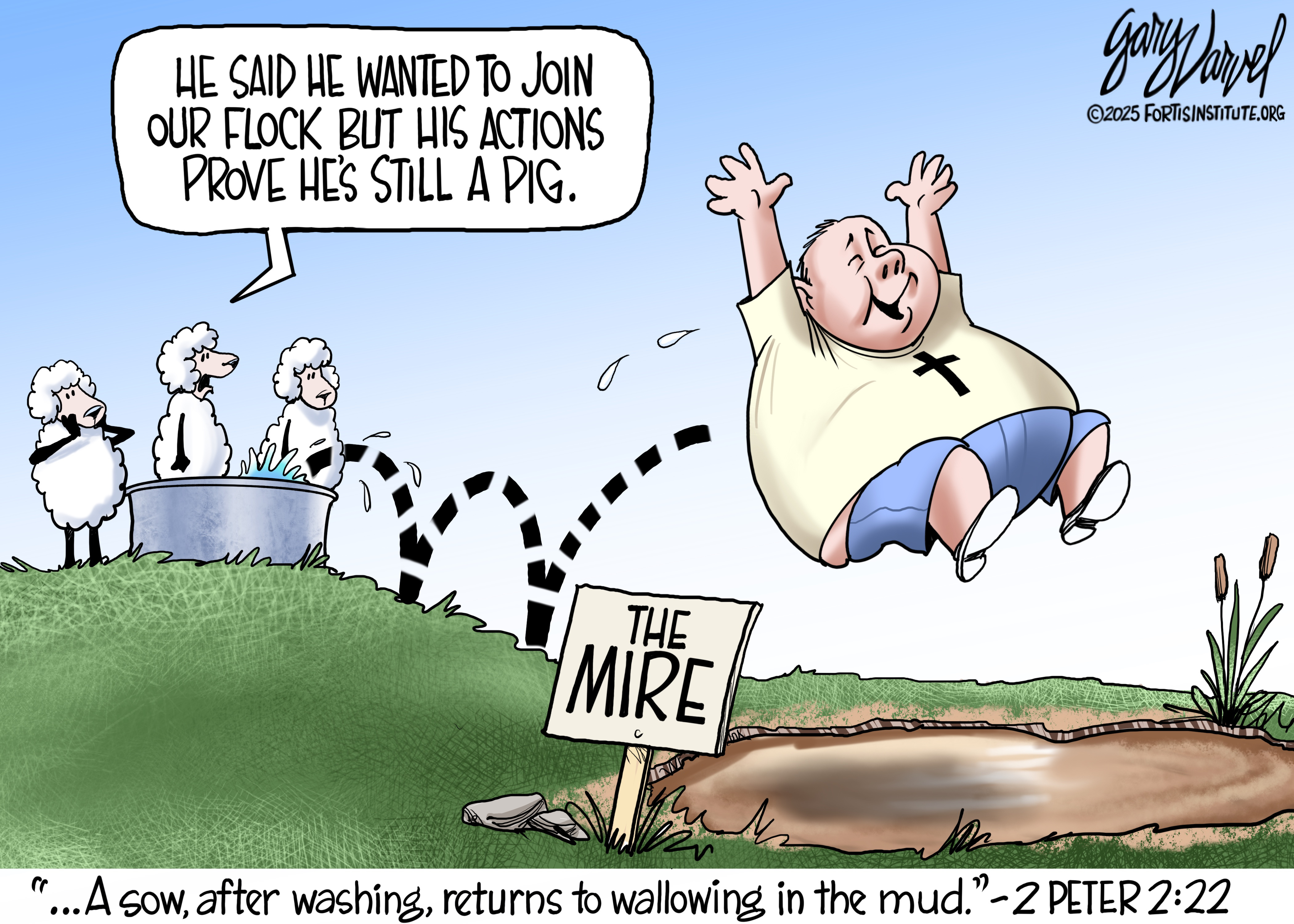 Pigs return to the mud