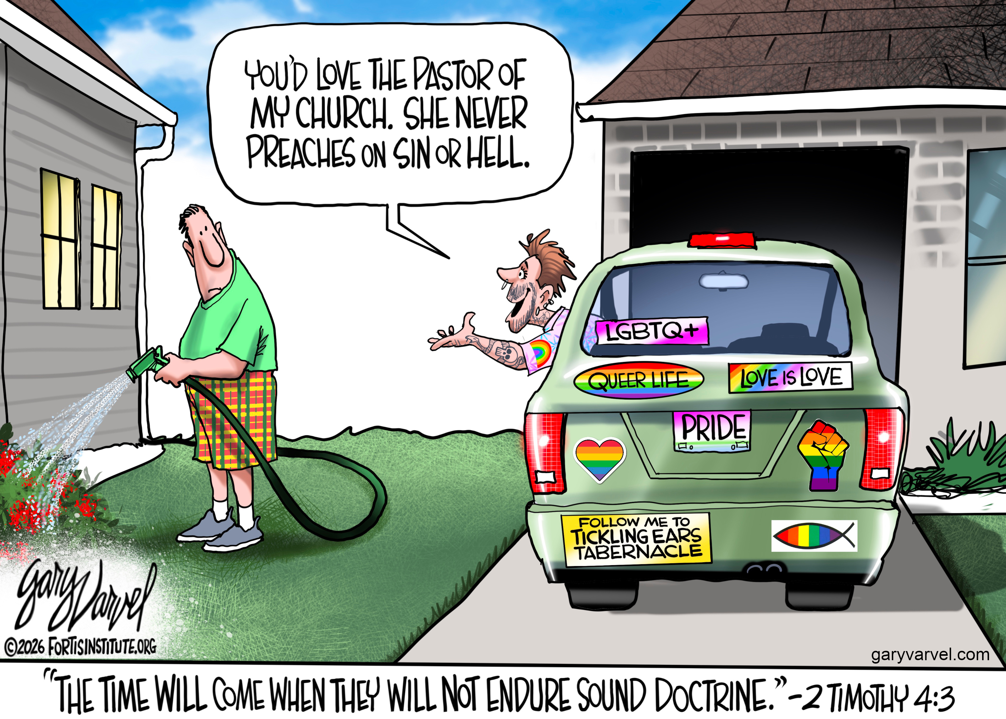 "The time will come when they will not endure sound doctrine." - 2 Timothy 4:3