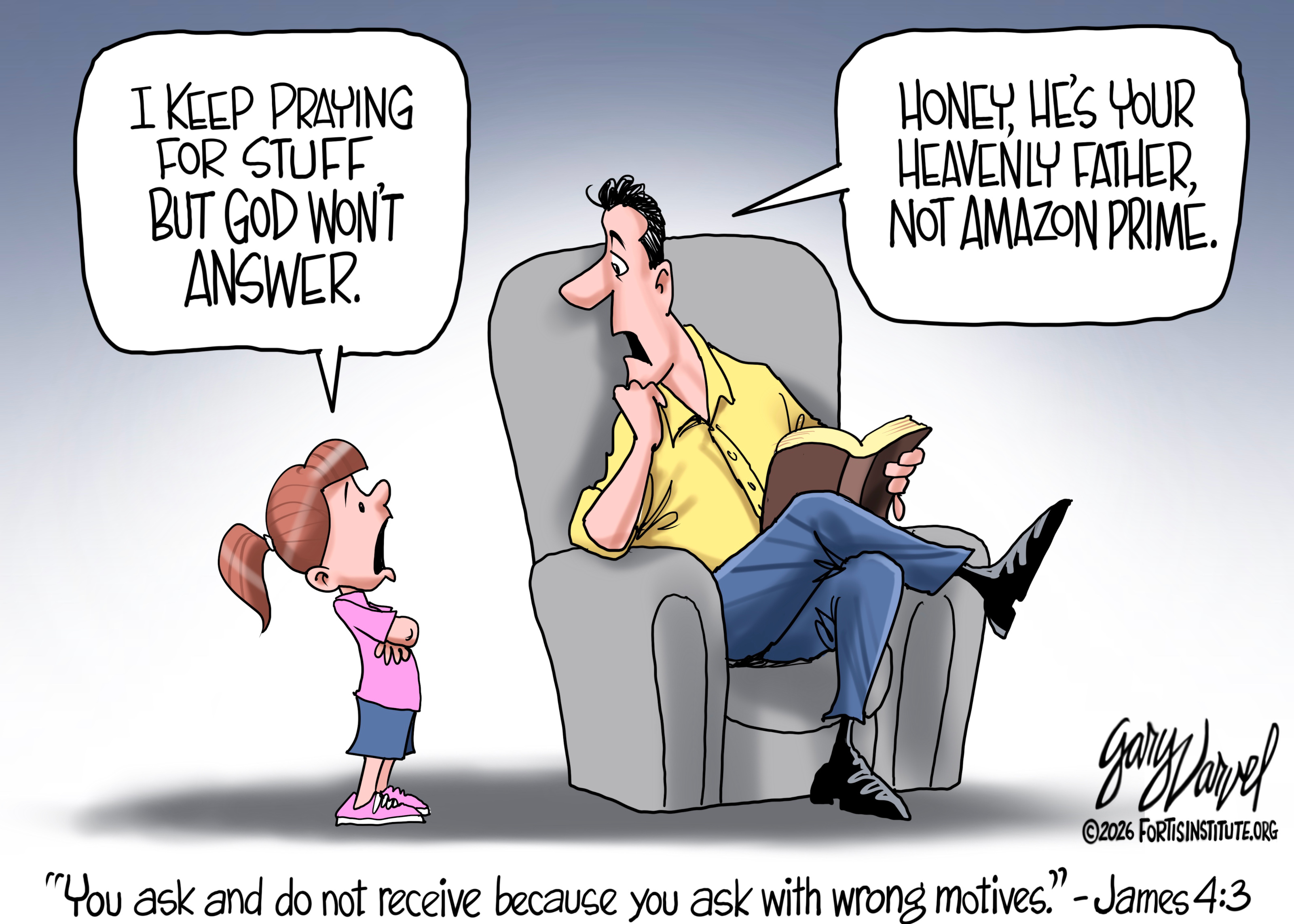 Wrong motives--selfish motives. James 4:3